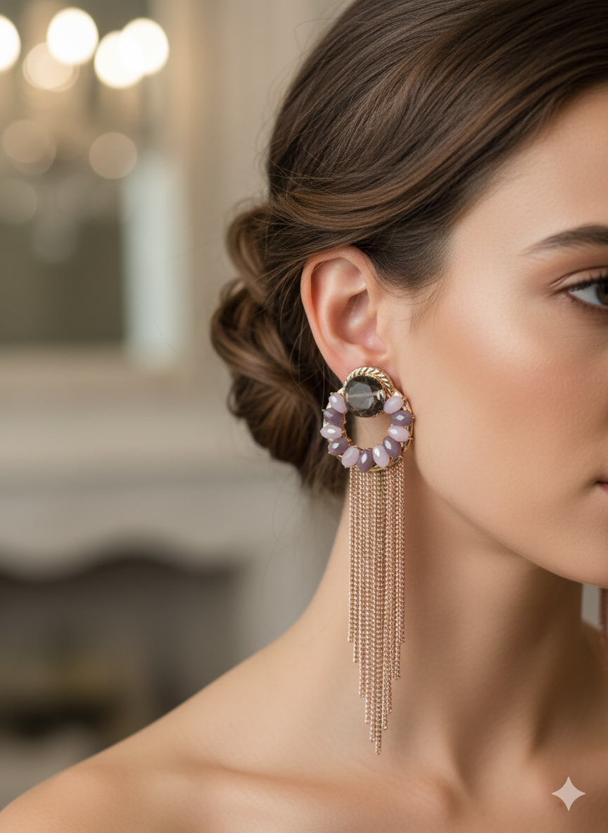 Crystal Earrings - MODA ACCESSORIES