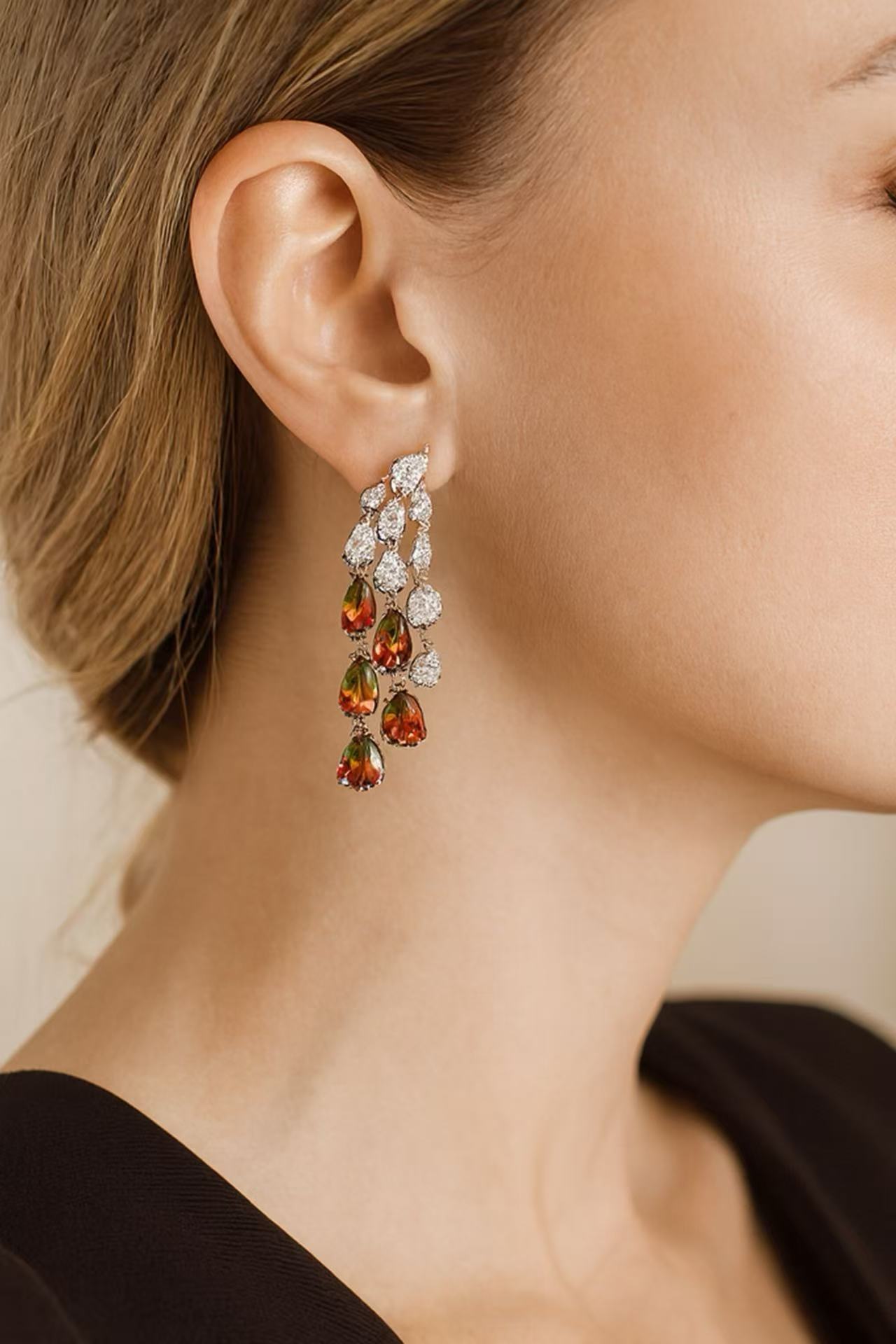 Zircon Stone Earrings