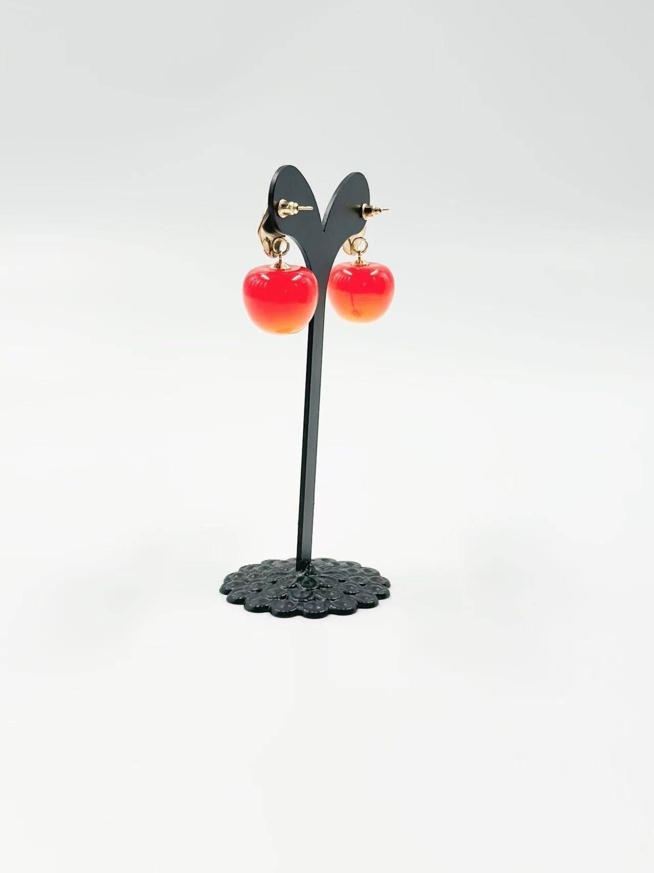 Sunset Ombre Cherry Stud Earrings - MODA ACCESSORIES