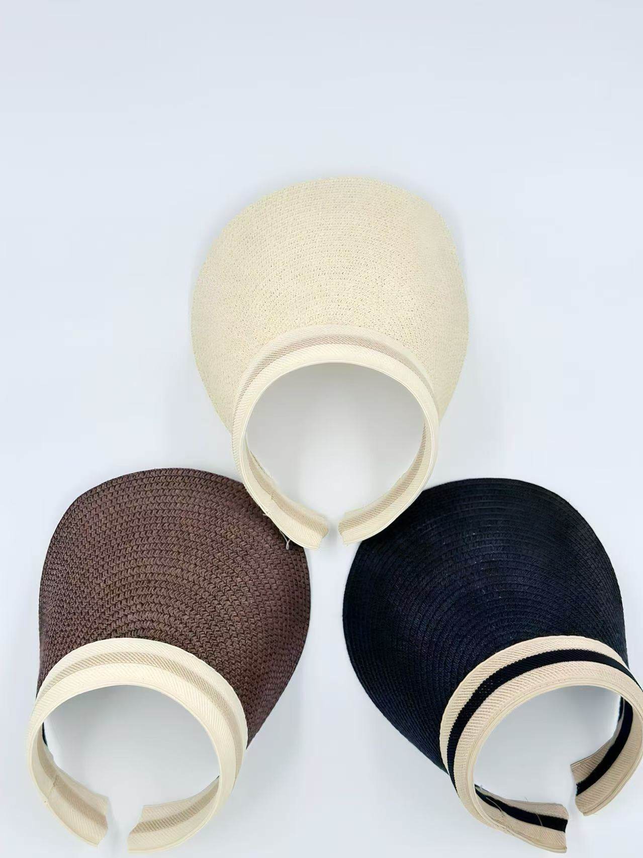 Classic Wide-Brim Sun Visors - MODA ACCESSORIES