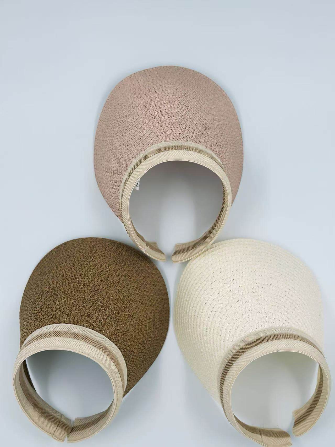 Classic Wide-Brim Sun Visors - MODA ACCESSORIES