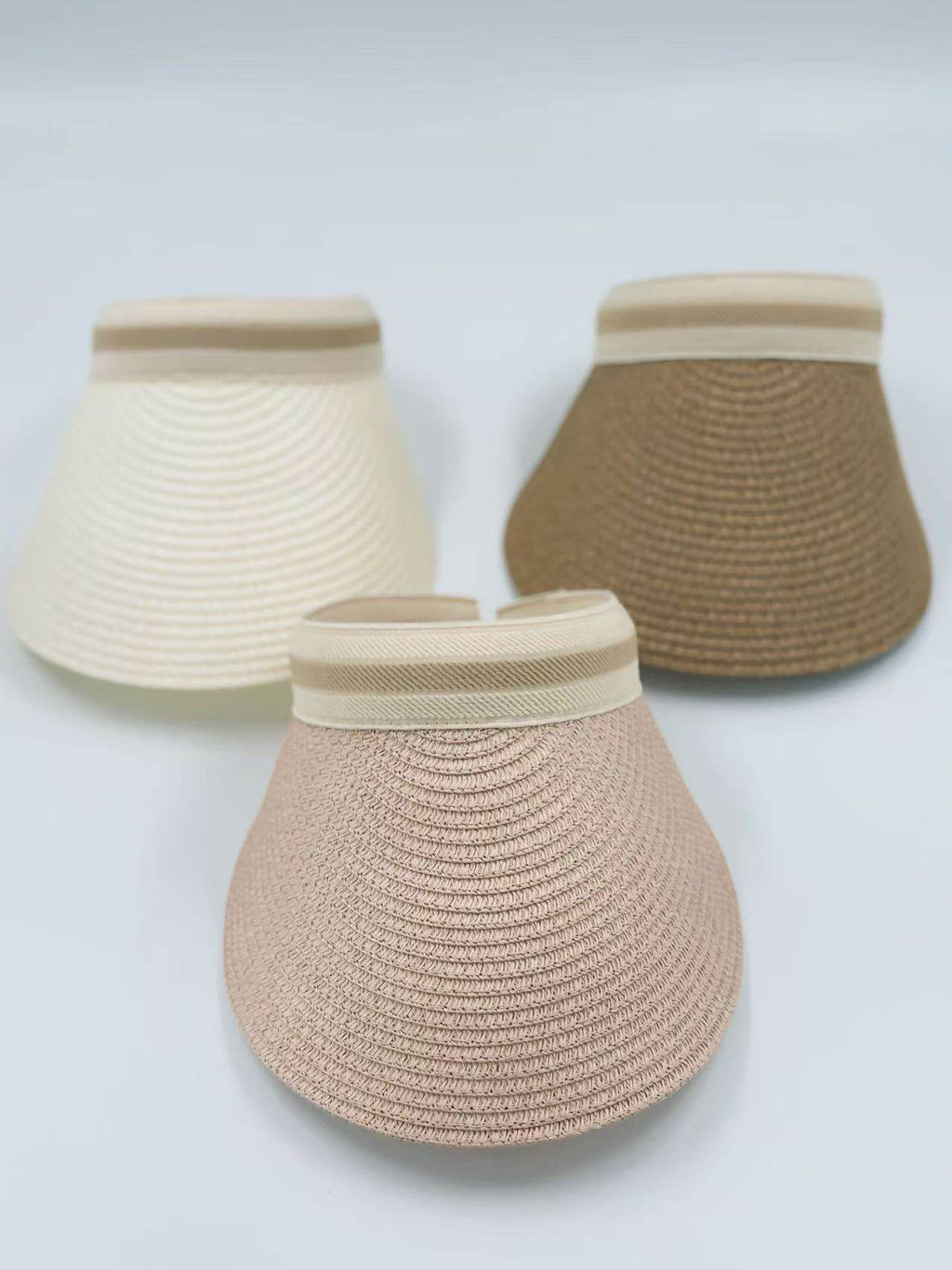 Classic Wide-Brim Sun Visors - MODA ACCESSORIES