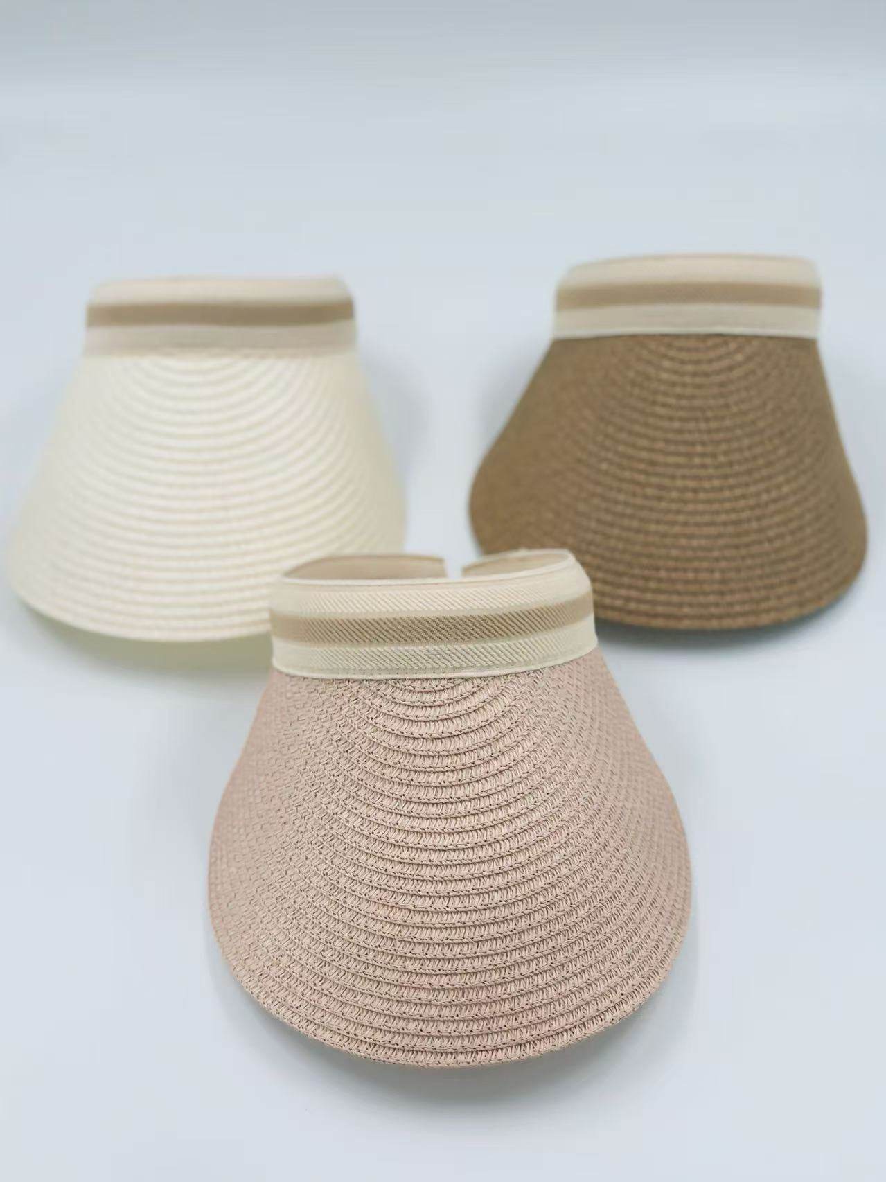 Classic Wide-Brim Sun Visors - MODA ACCESSORIES