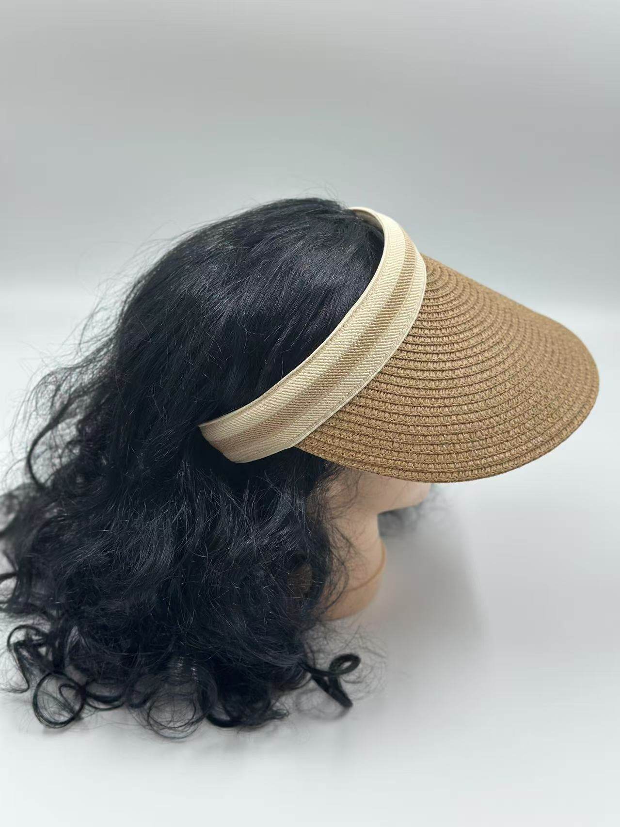 Classic Wide-Brim Sun Visors - MODA ACCESSORIES