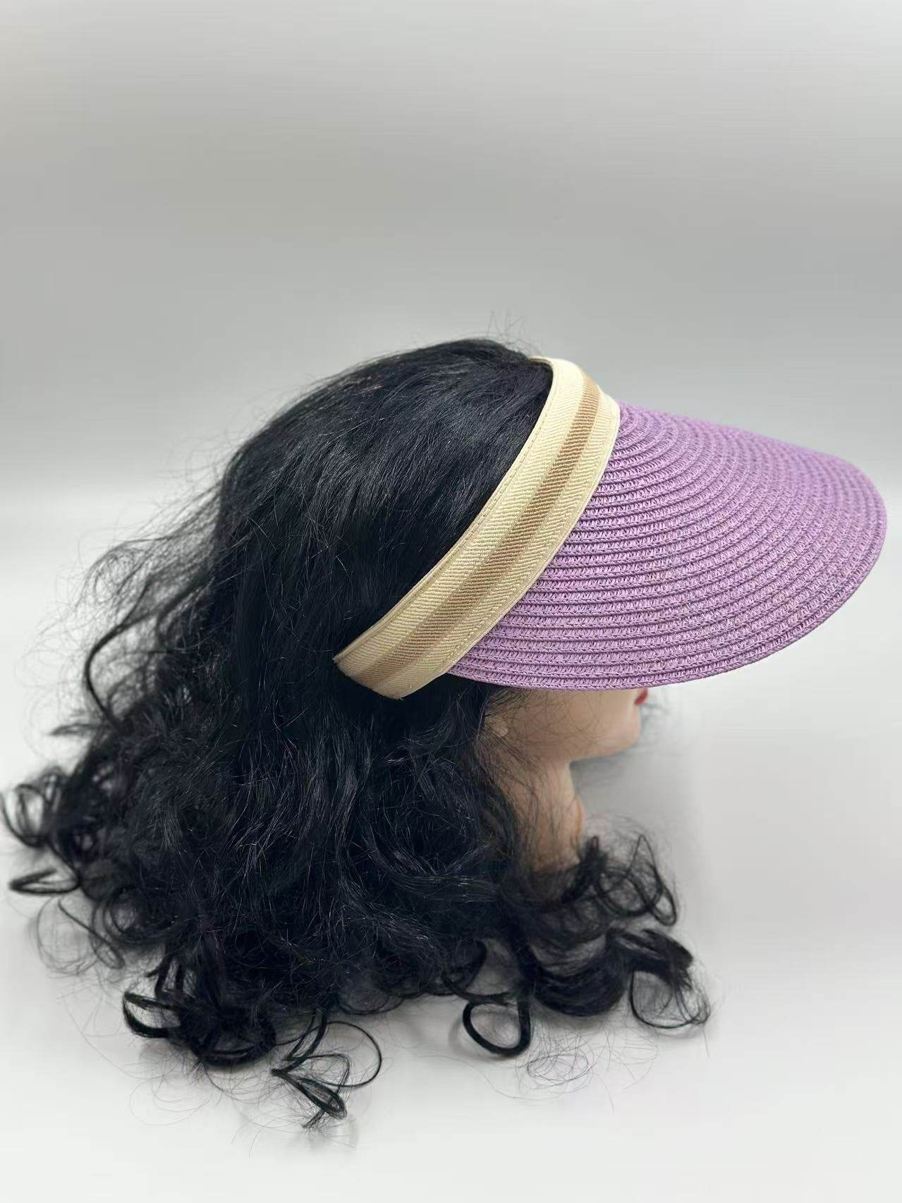 Classic Wide-Brim Sun Visors - MODA ACCESSORIES