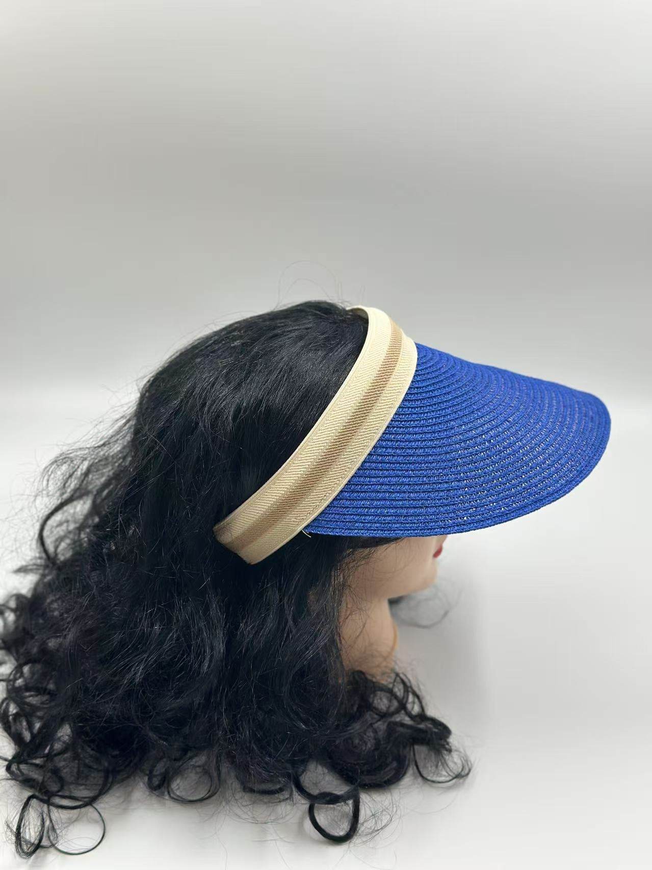 Classic Wide-Brim Sun Visors - MODA ACCESSORIES