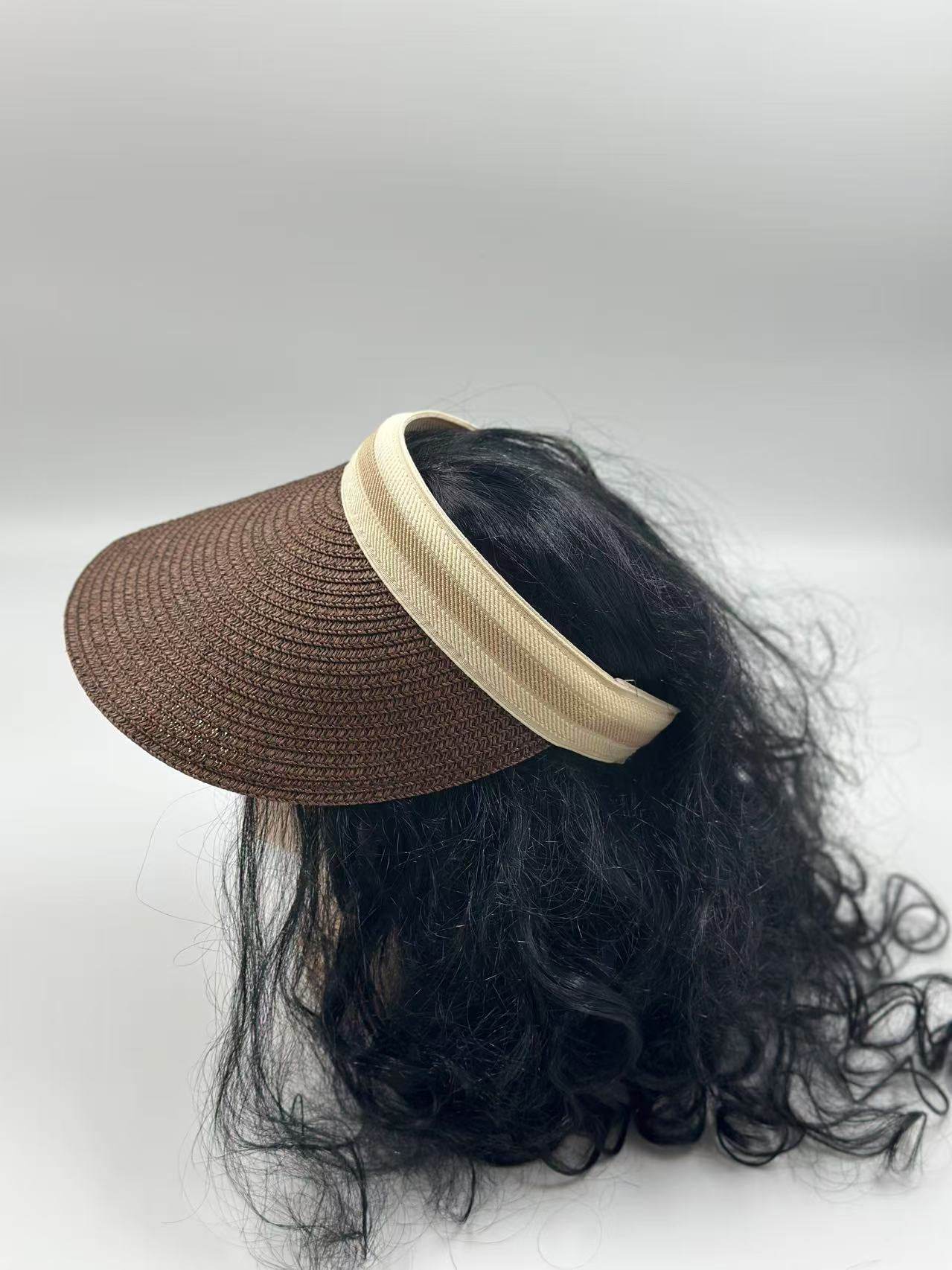 Classic Wide-Brim Sun Visors - MODA ACCESSORIES