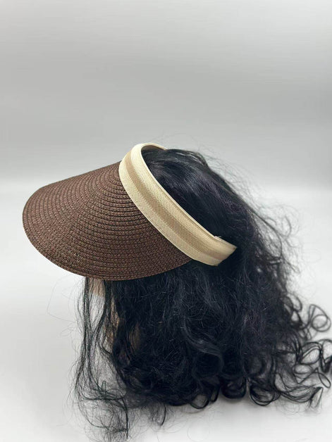 Classic Wide-Brim Sun Visors - MODA ACCESSORIES