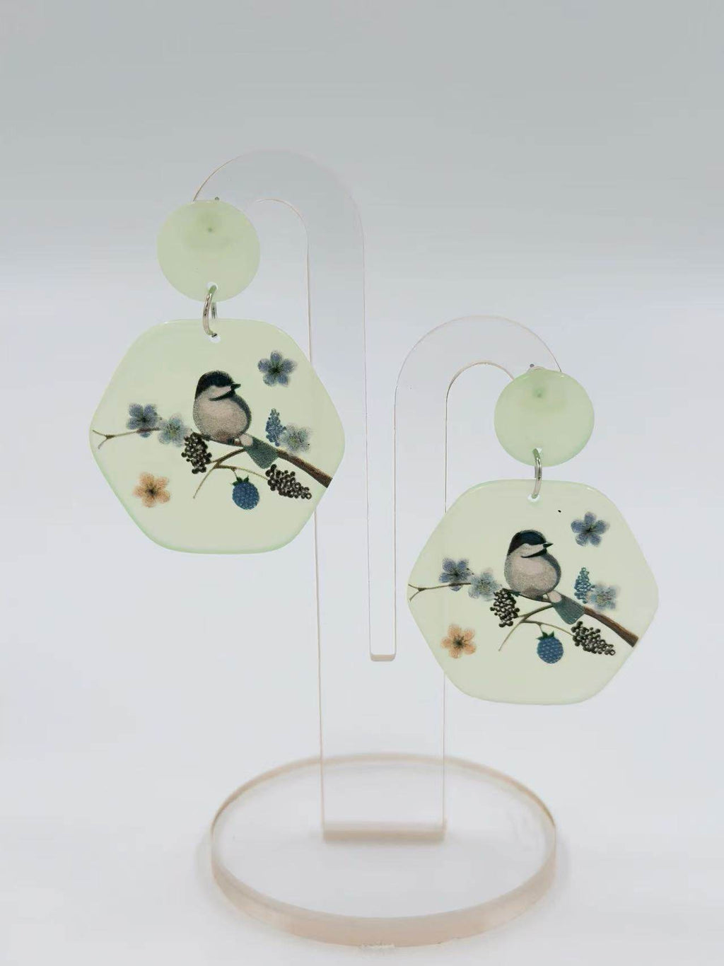Pastel Songbird Floral Earrings - MODA ACCESSORIES
