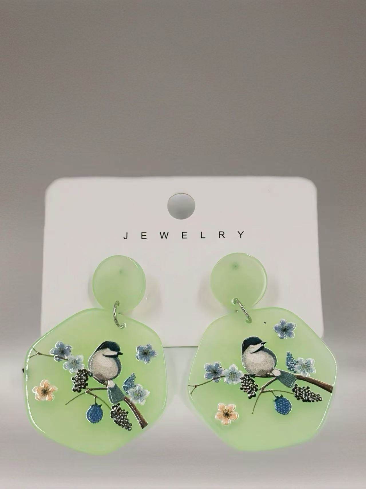 Pastel Songbird Floral Earrings - MODA ACCESSORIES