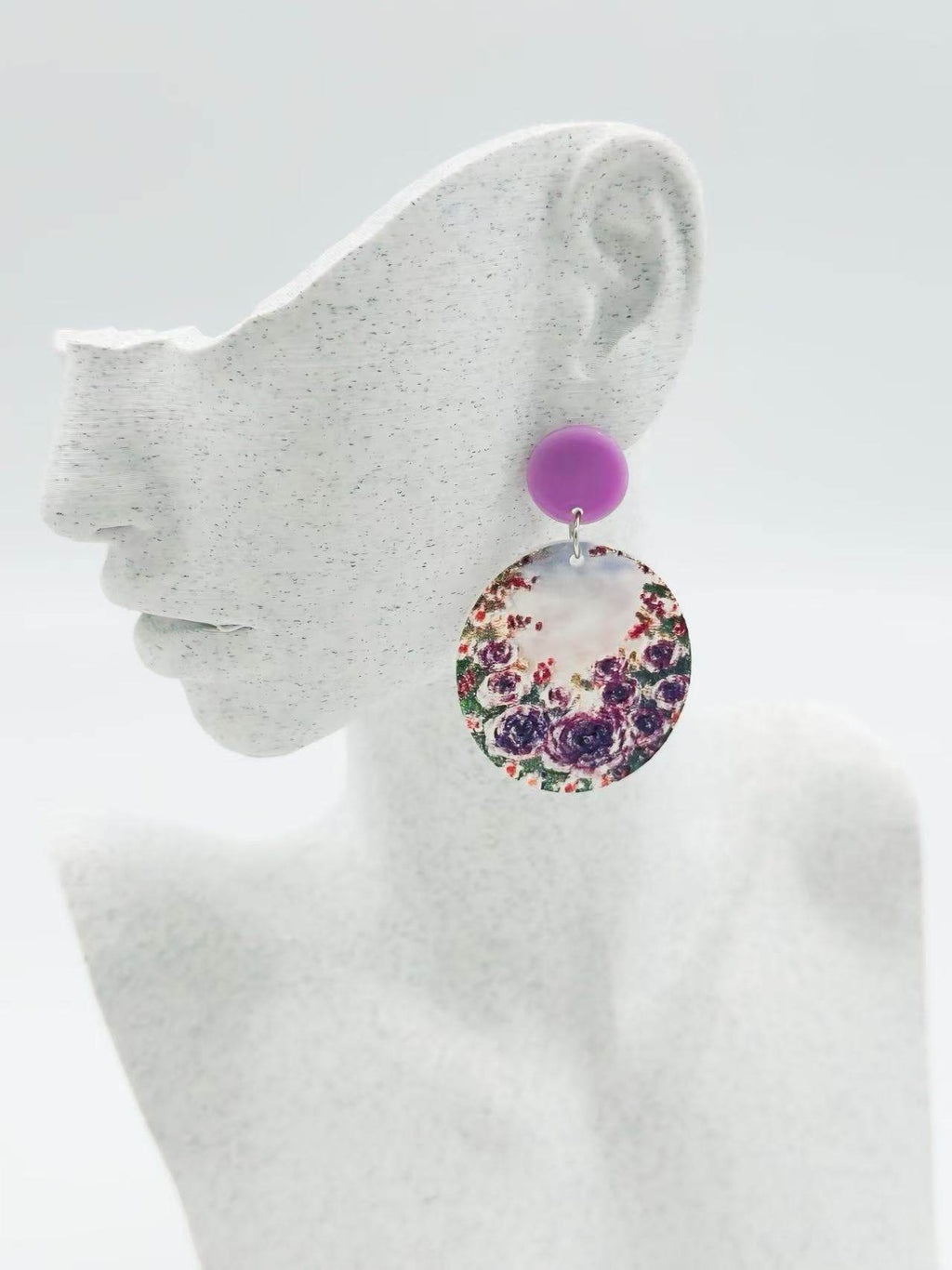Violet Garden Art-Inspired Earrings - MODA ACCESSORIES