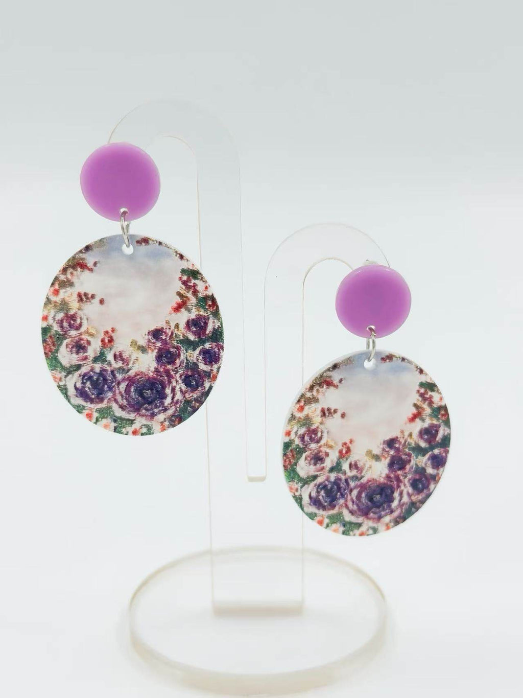 Violet Garden Art-Inspired Earrings - MODA ACCESSORIES