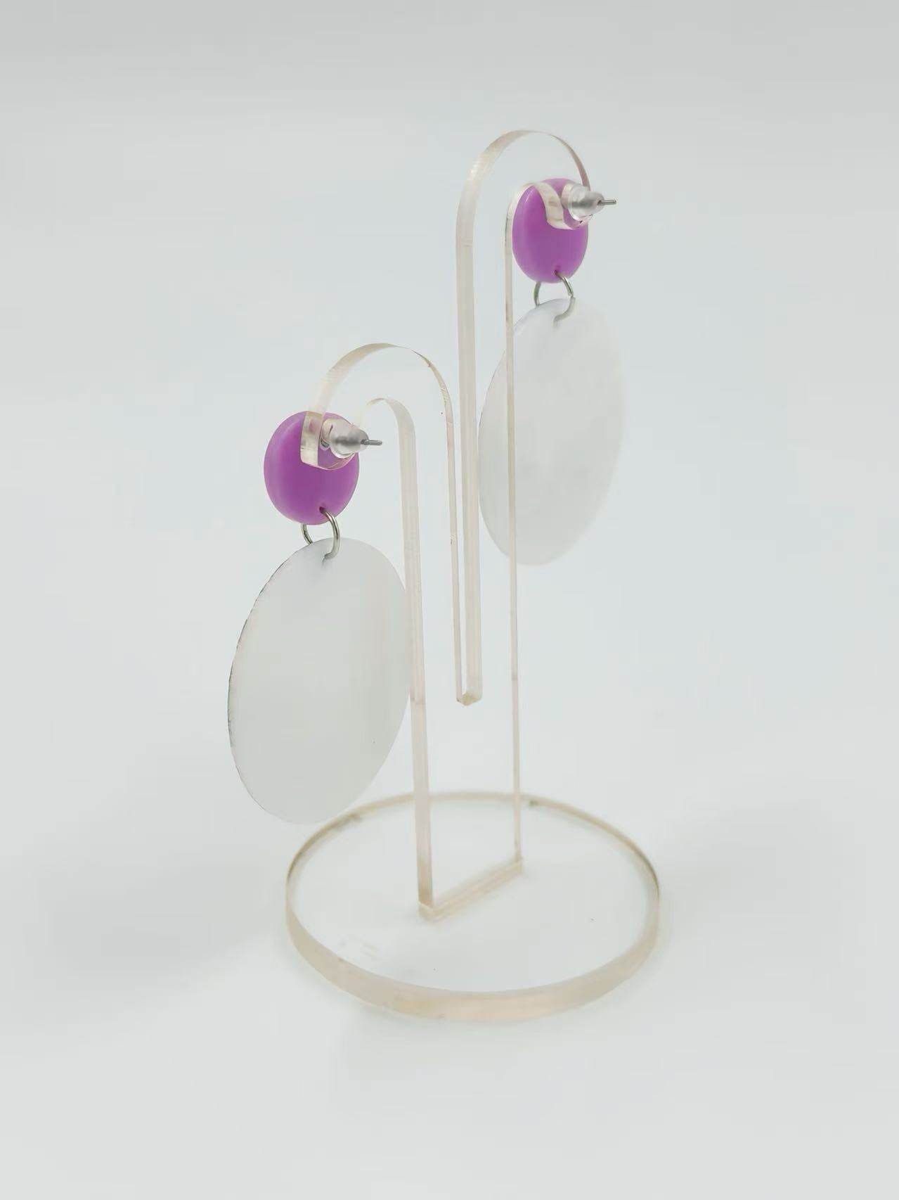 Violet Garden Art-Inspired Earrings - MODA ACCESSORIES