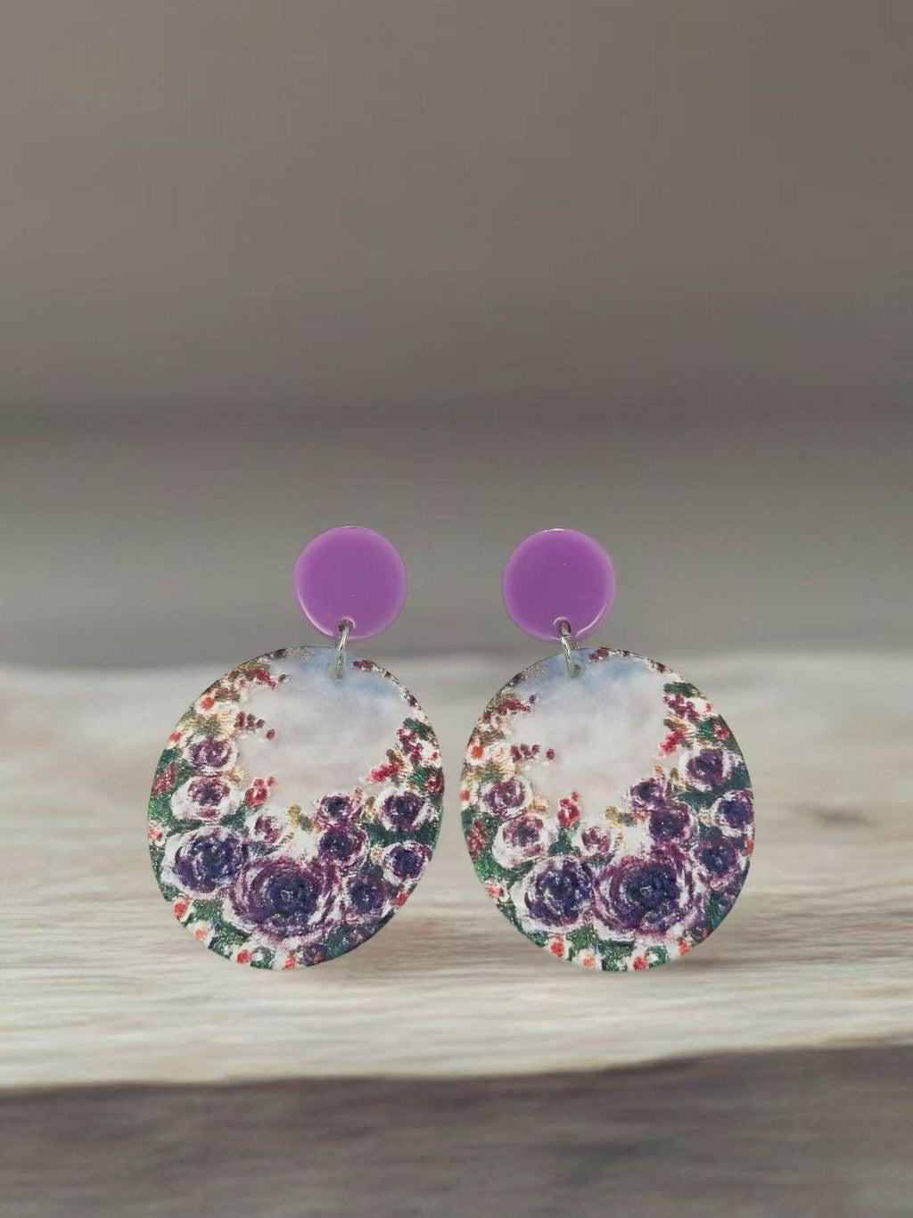 Violet Garden Art-Inspired Earrings - MODA ACCESSORIES