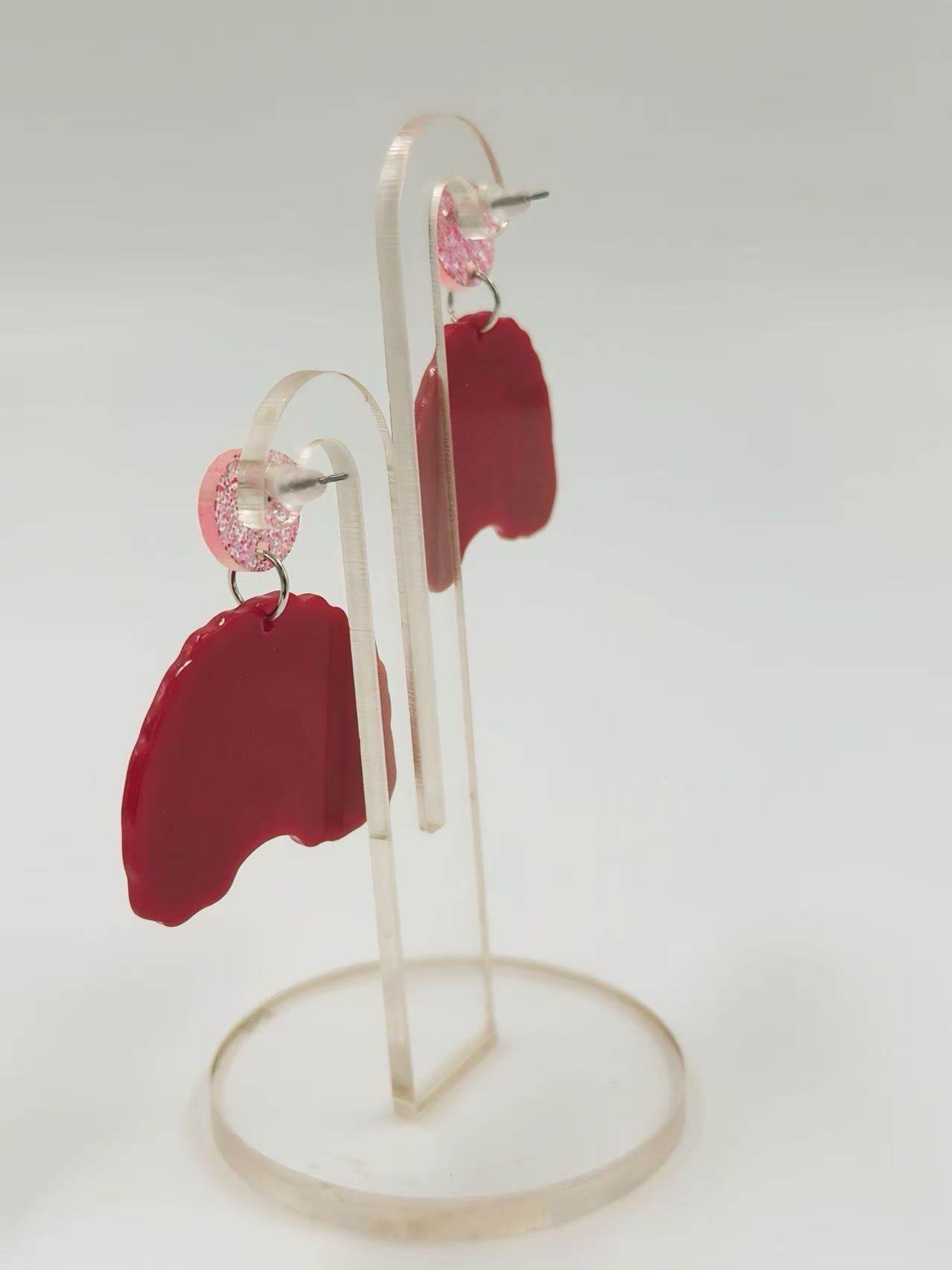 Pink Candy Rainbow Cloud Earrings - MODA ACCESSORIES