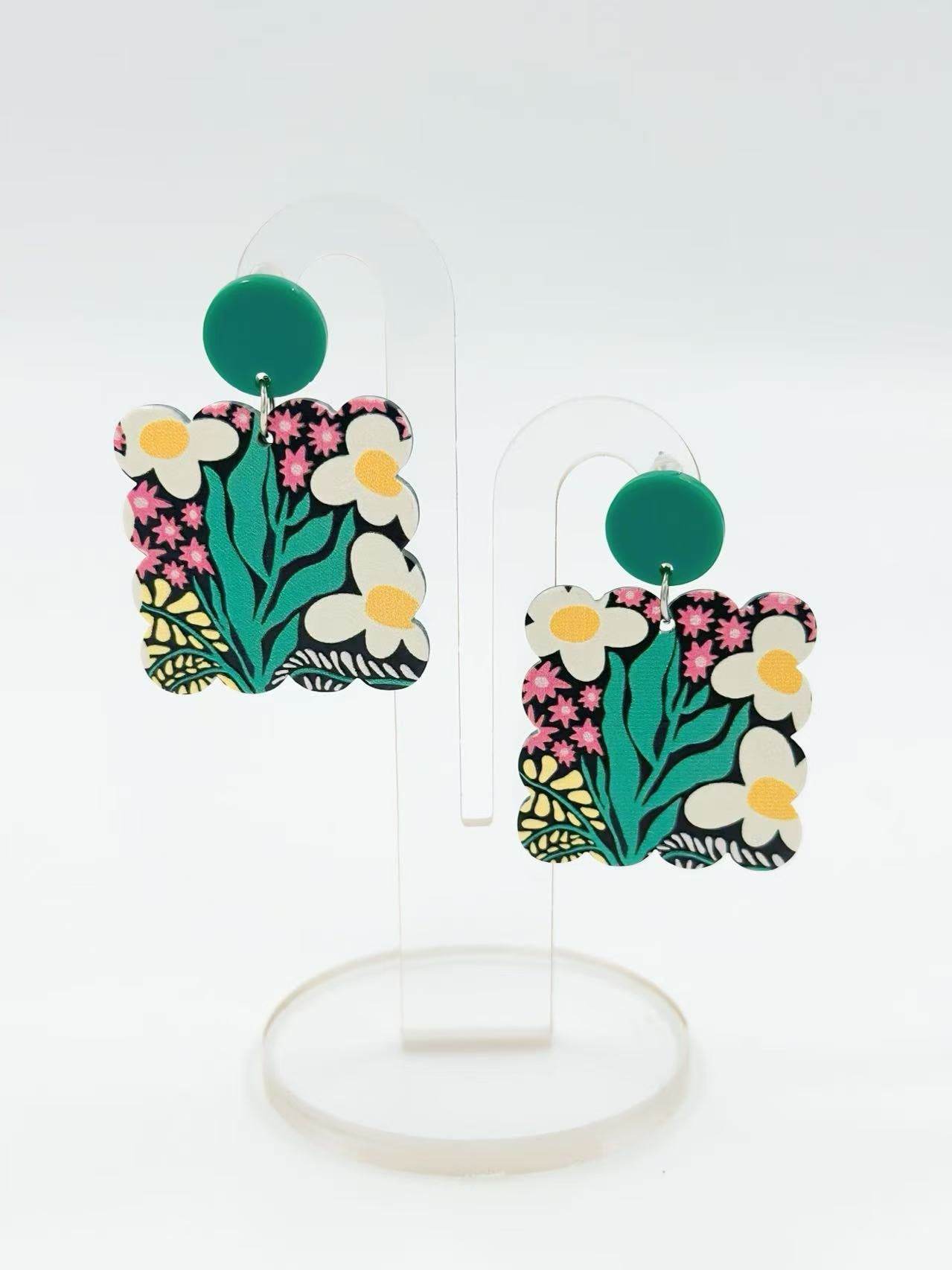 Whimsical Garden Bloom Earrings - MODA ACCESSORIES