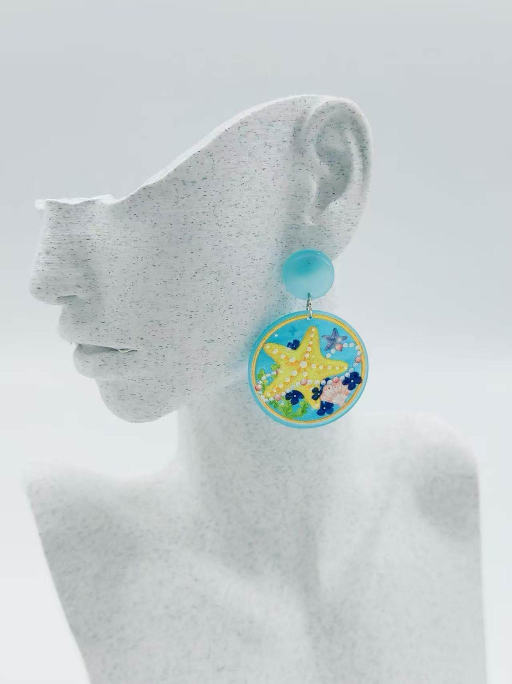 Tropical Starfish Beach Earrings - MODA ACCESSORIES
