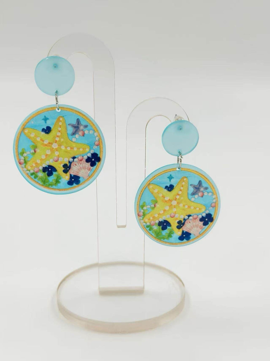 Tropical Starfish Beach Earrings - MODA ACCESSORIES