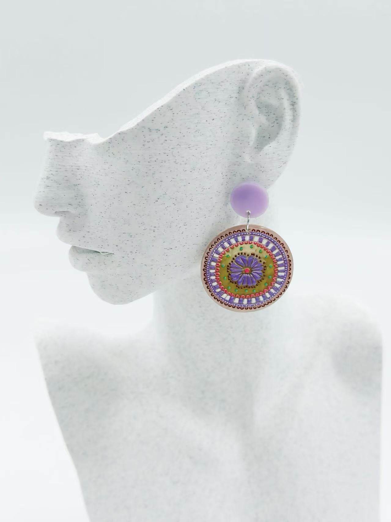 Boho Mandala Bloom Earrings - MODA ACCESSORIES