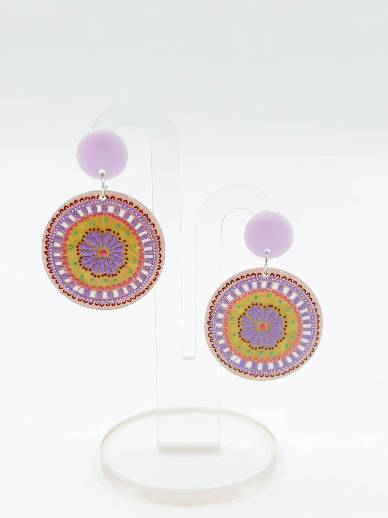 Boho Mandala Bloom Earrings - MODA ACCESSORIES