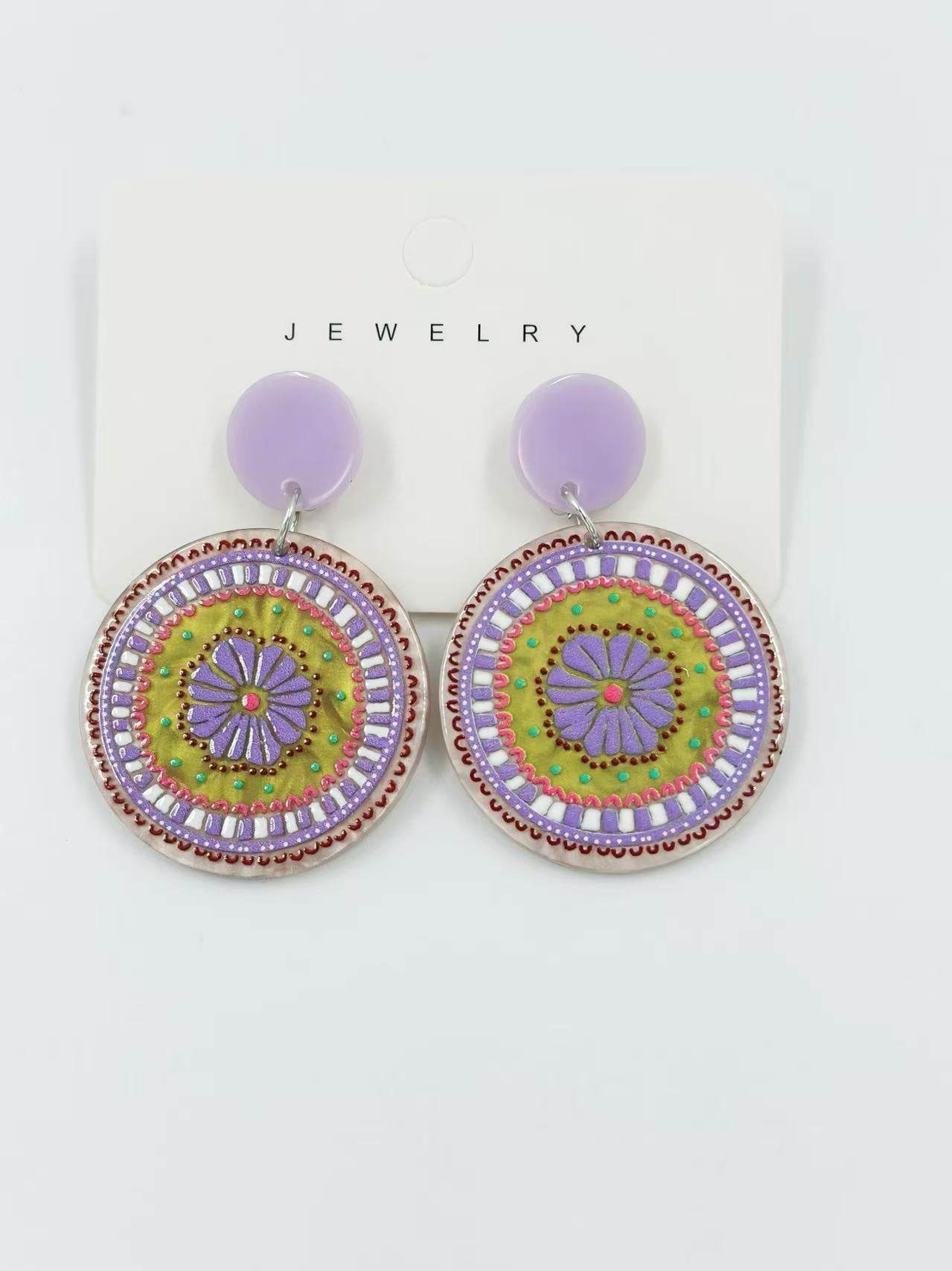 Boho Mandala Bloom Earrings - MODA ACCESSORIES