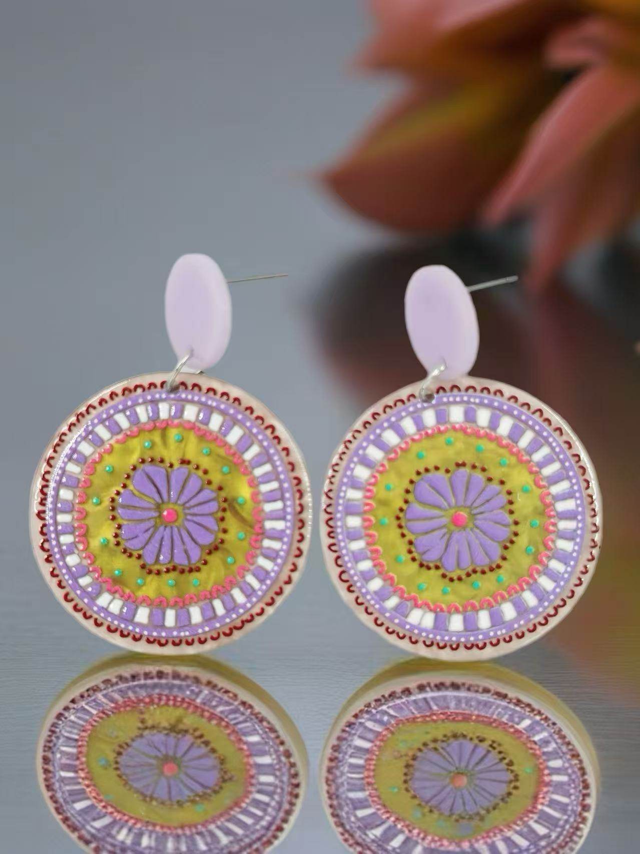 Boho Mandala Bloom Earrings - MODA ACCESSORIES