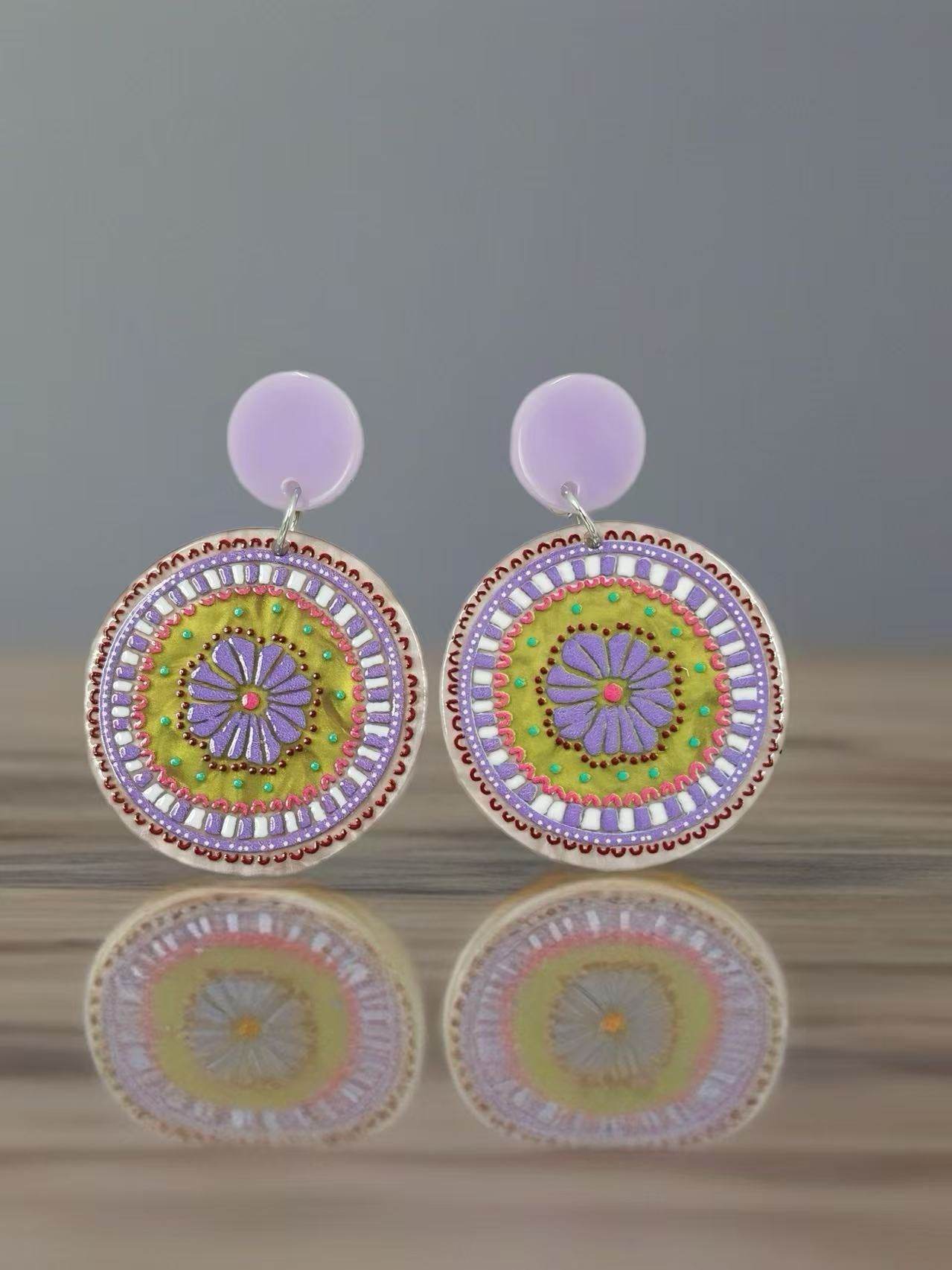 Boho Mandala Bloom Earrings - MODA ACCESSORIES