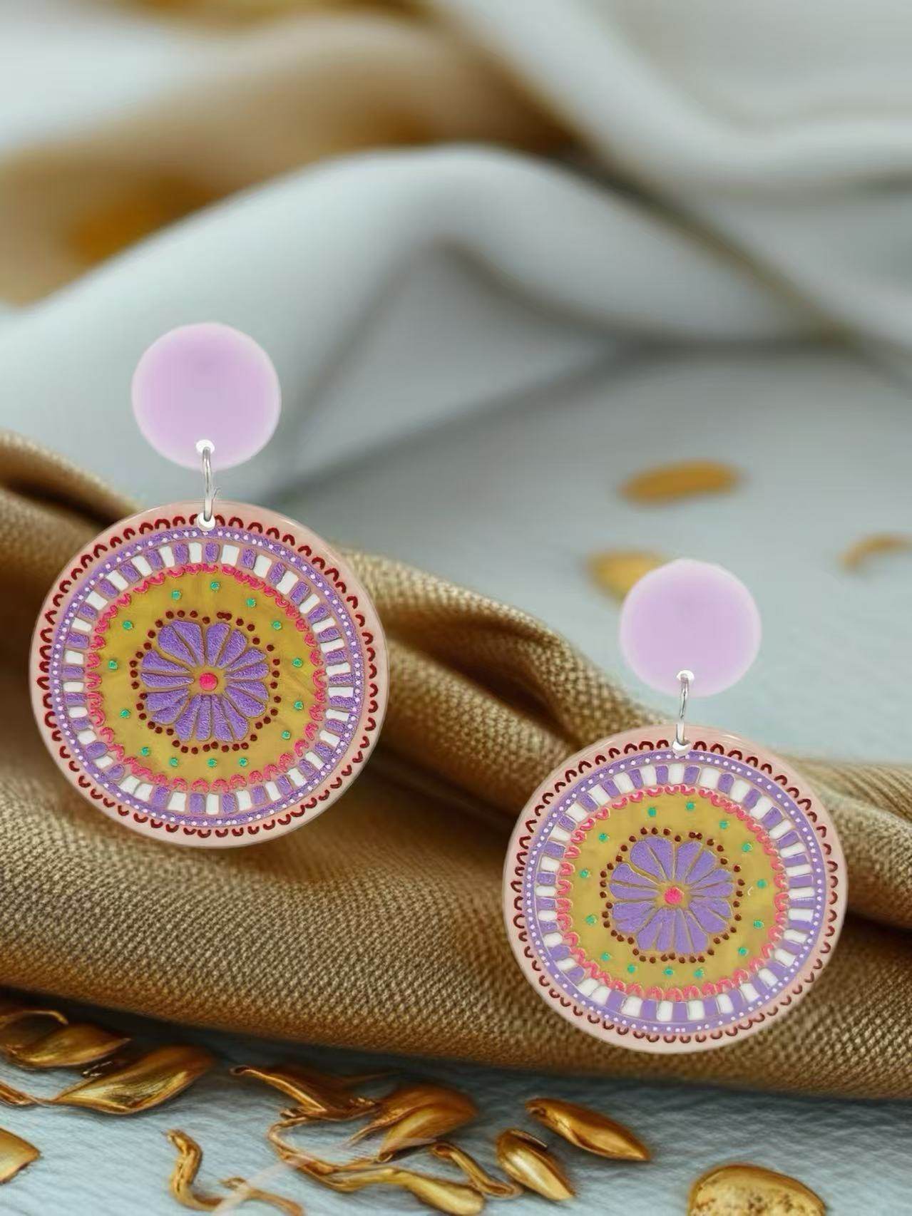 Boho Mandala Bloom Earrings - MODA ACCESSORIES