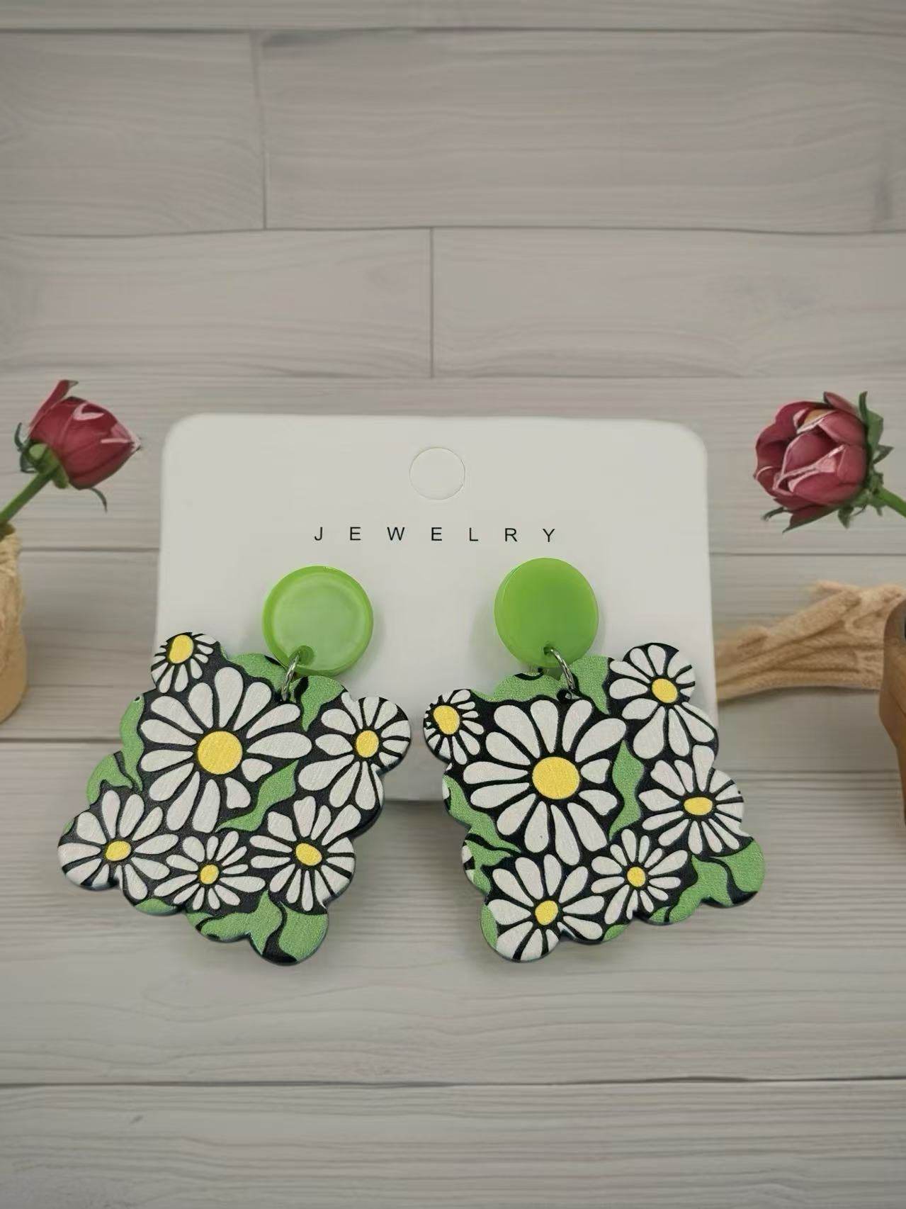 Sunny Daisy Meadow Earrings - MODA ACCESSORIES