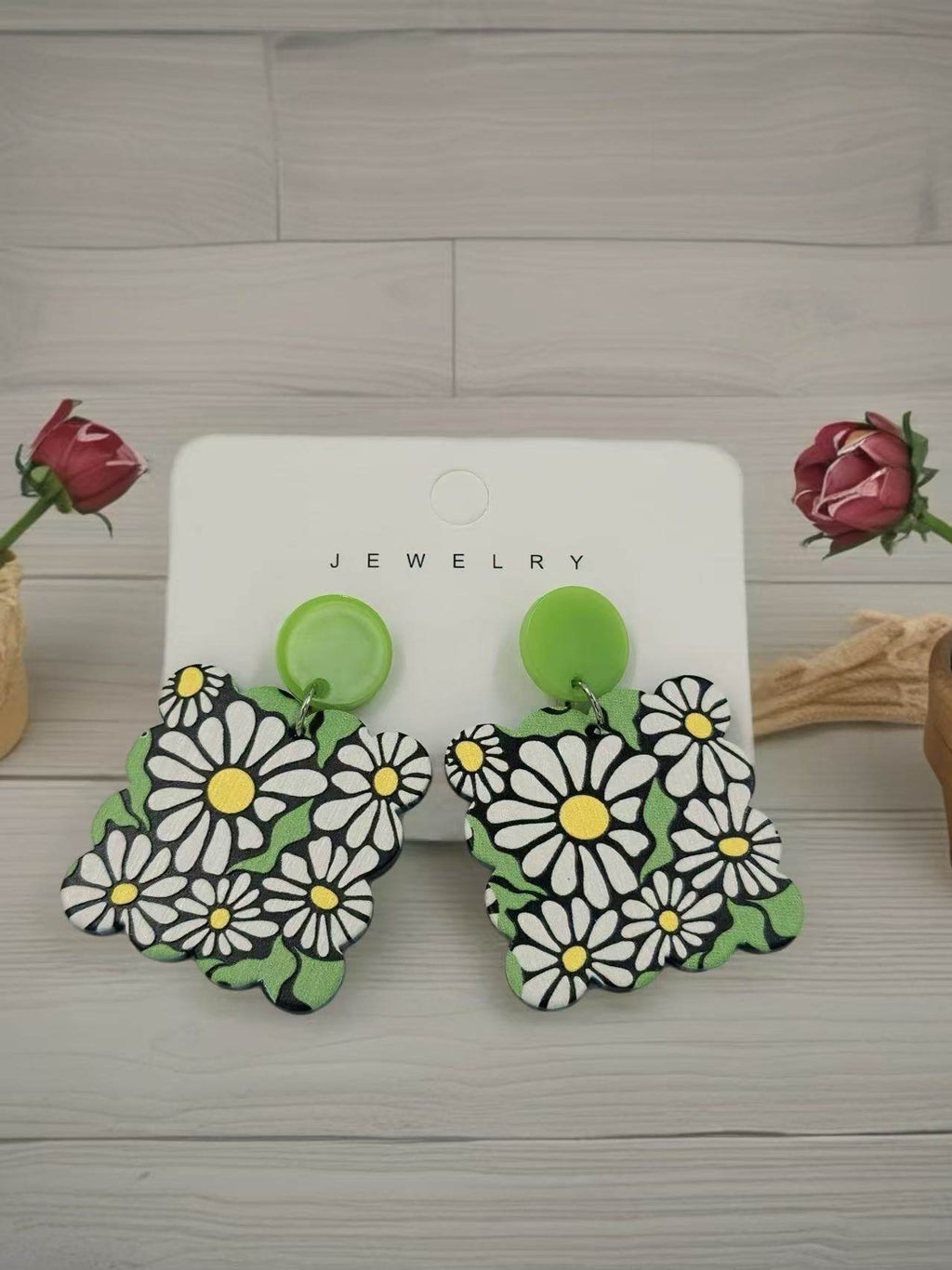 Sunny Daisy Meadow Earrings - MODA ACCESSORIES