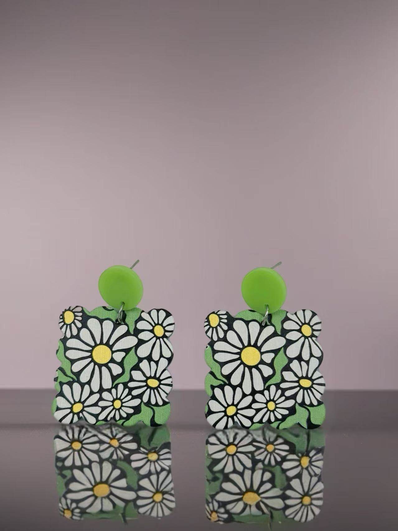 Sunny Daisy Meadow Earrings - MODA ACCESSORIES