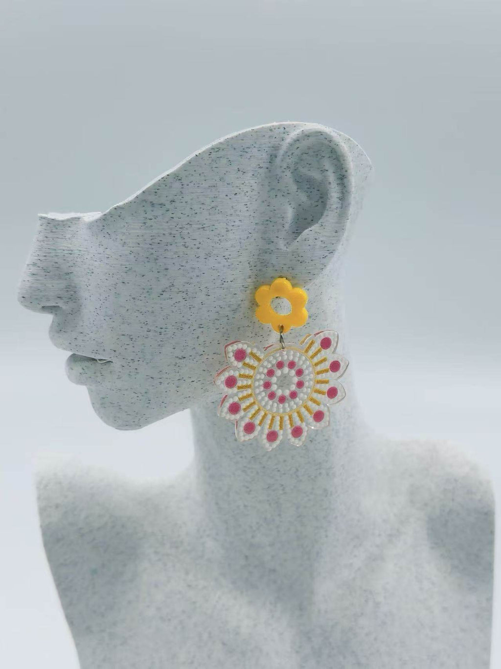 Sunny Bloom Mandala Earrings - MODA ACCESSORIES