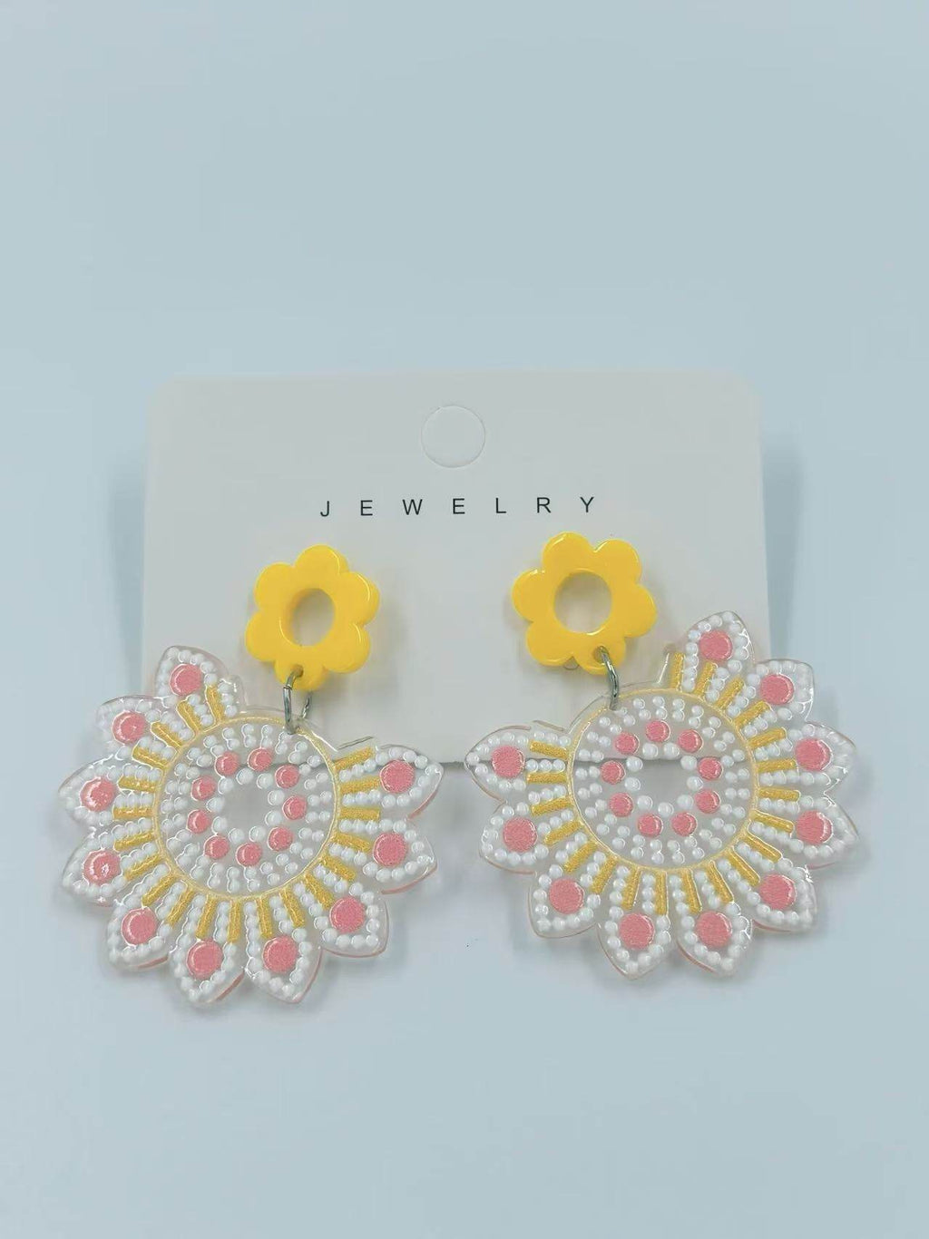 Sunny Bloom Mandala Earrings - MODA ACCESSORIES