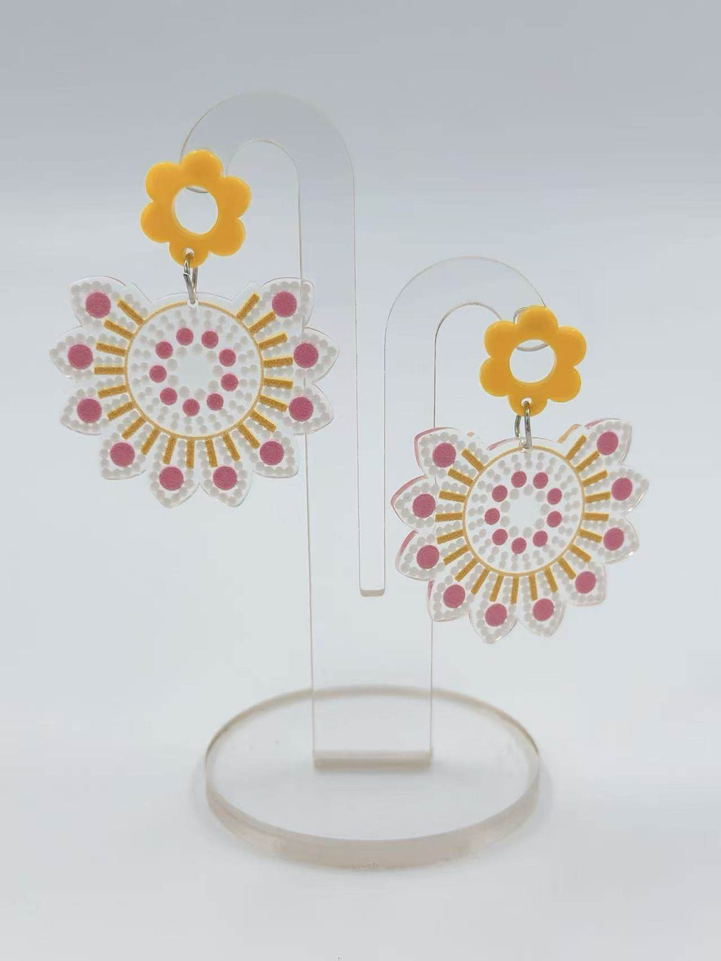 Sunny Bloom Mandala Earrings - MODA ACCESSORIES