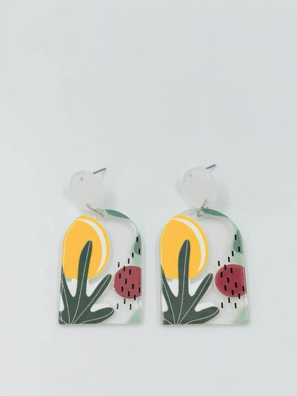 Sun & Figs Abstract Stud Earrings - MODA ACCESSORIES