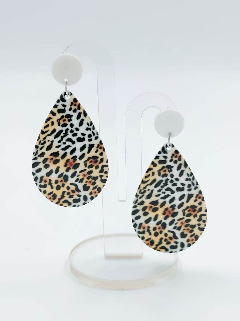 Wild Spirit Leopard Print Stud Earrings - MODA ACCESSORIES