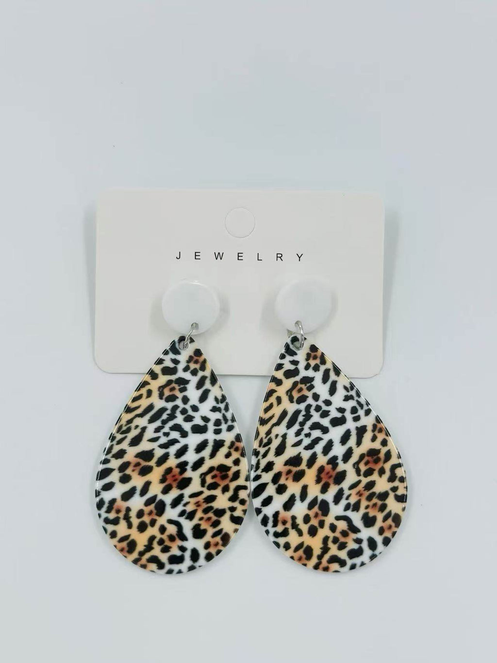 Wild Spirit Leopard Print Stud Earrings - MODA ACCESSORIES