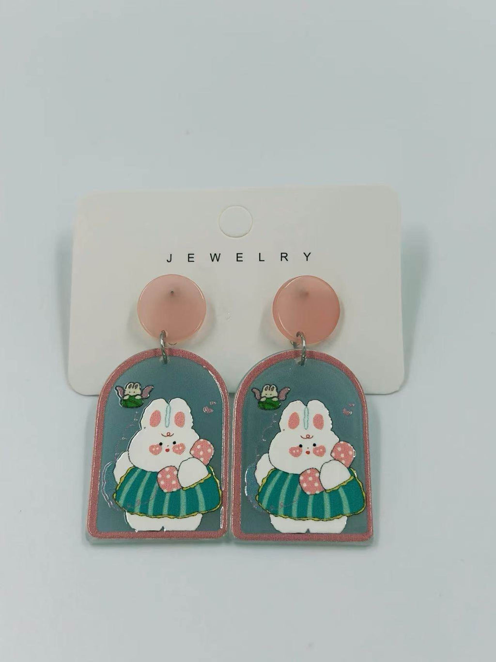 Whimsical Bunny Charm Earrings - MODA ACCESSORIES
