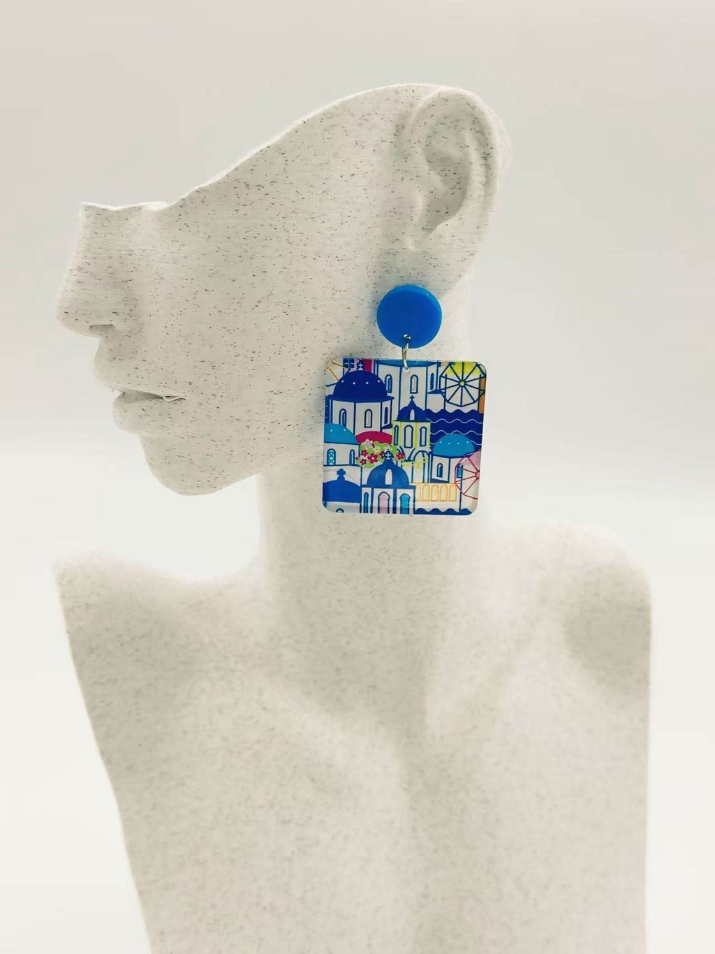 Santorini Dreams Statement Earrings - MODA ACCESSORIES