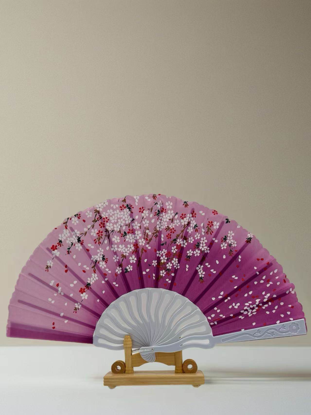Elegant Floral Hand Fans β Assorted Colors and Designs - MODA ACCESSORIES