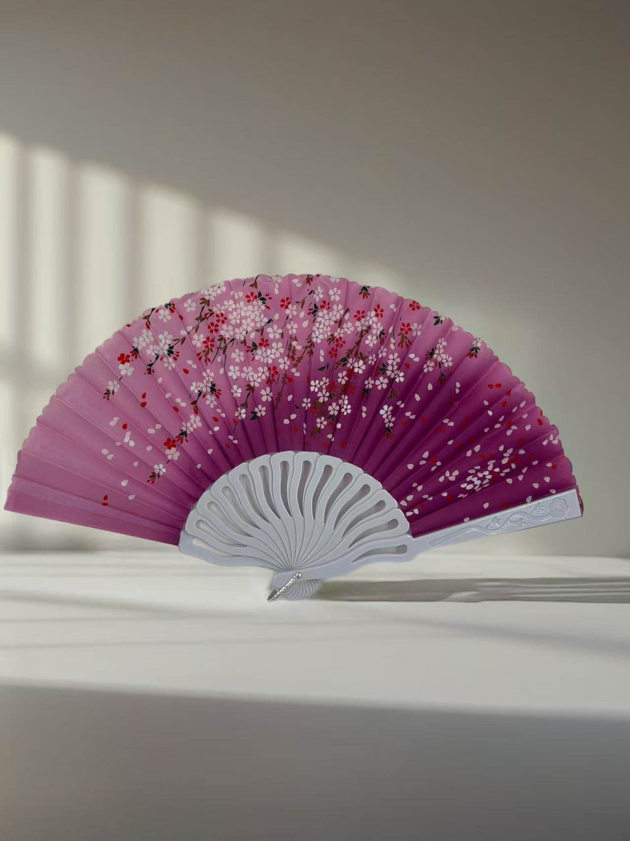 Elegant Floral Hand Fans β Assorted Colors and Designs - MODA ACCESSORIES