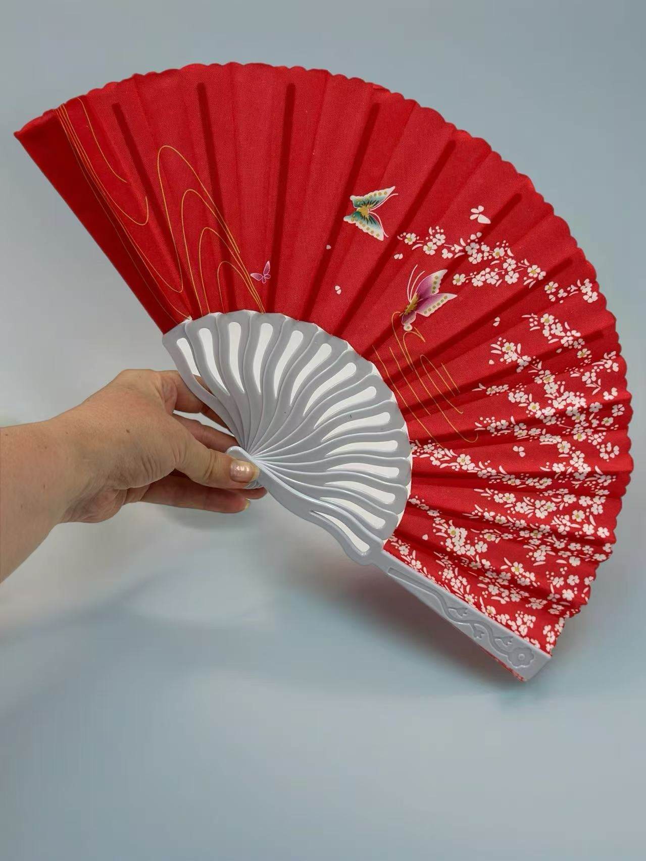 Elegant Floral Hand Fans β Assorted Colors and Designs - MODA ACCESSORIES