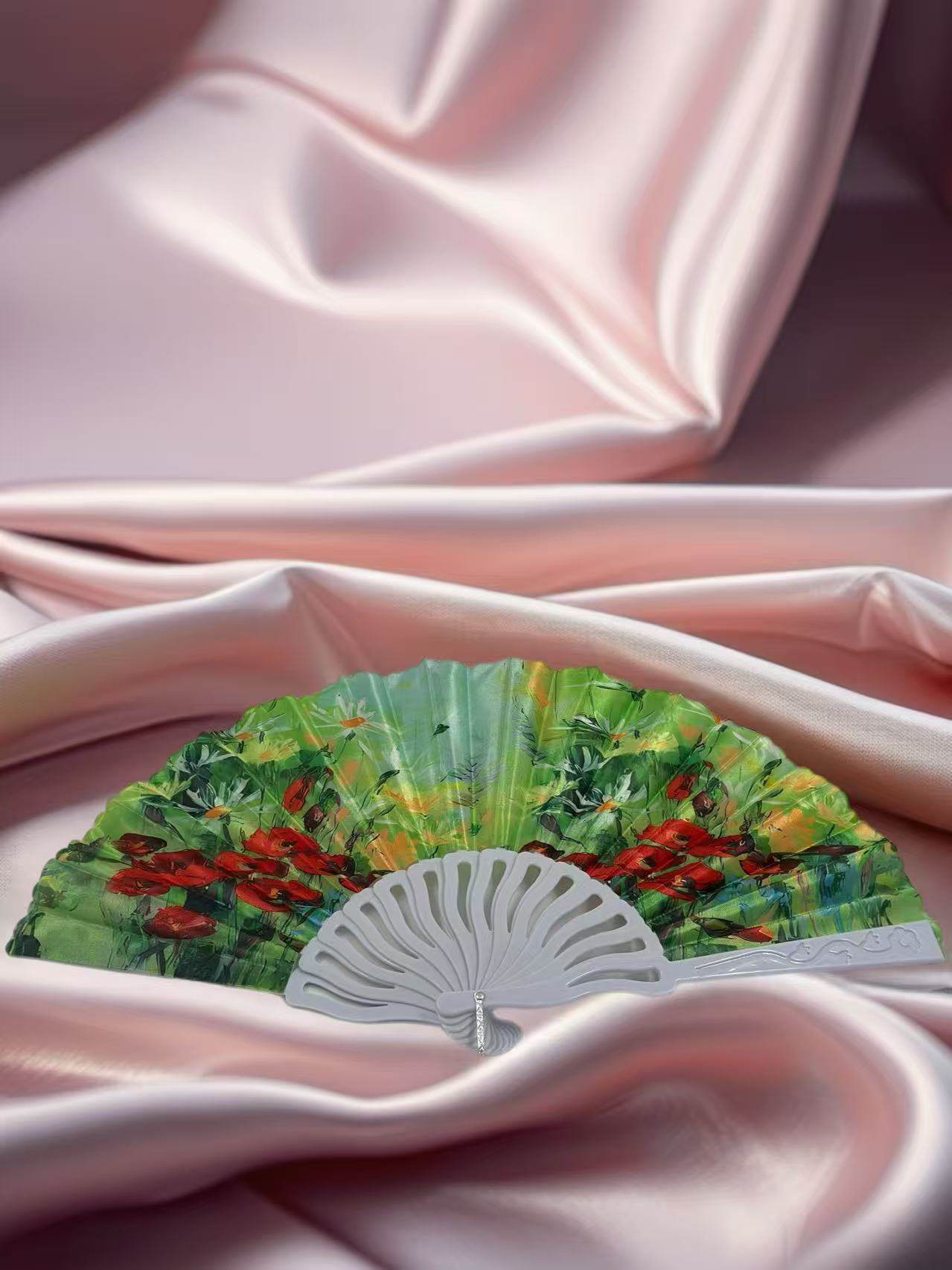 Scenic Nature and Floral Hand Fans - MODA ACCESSORIES