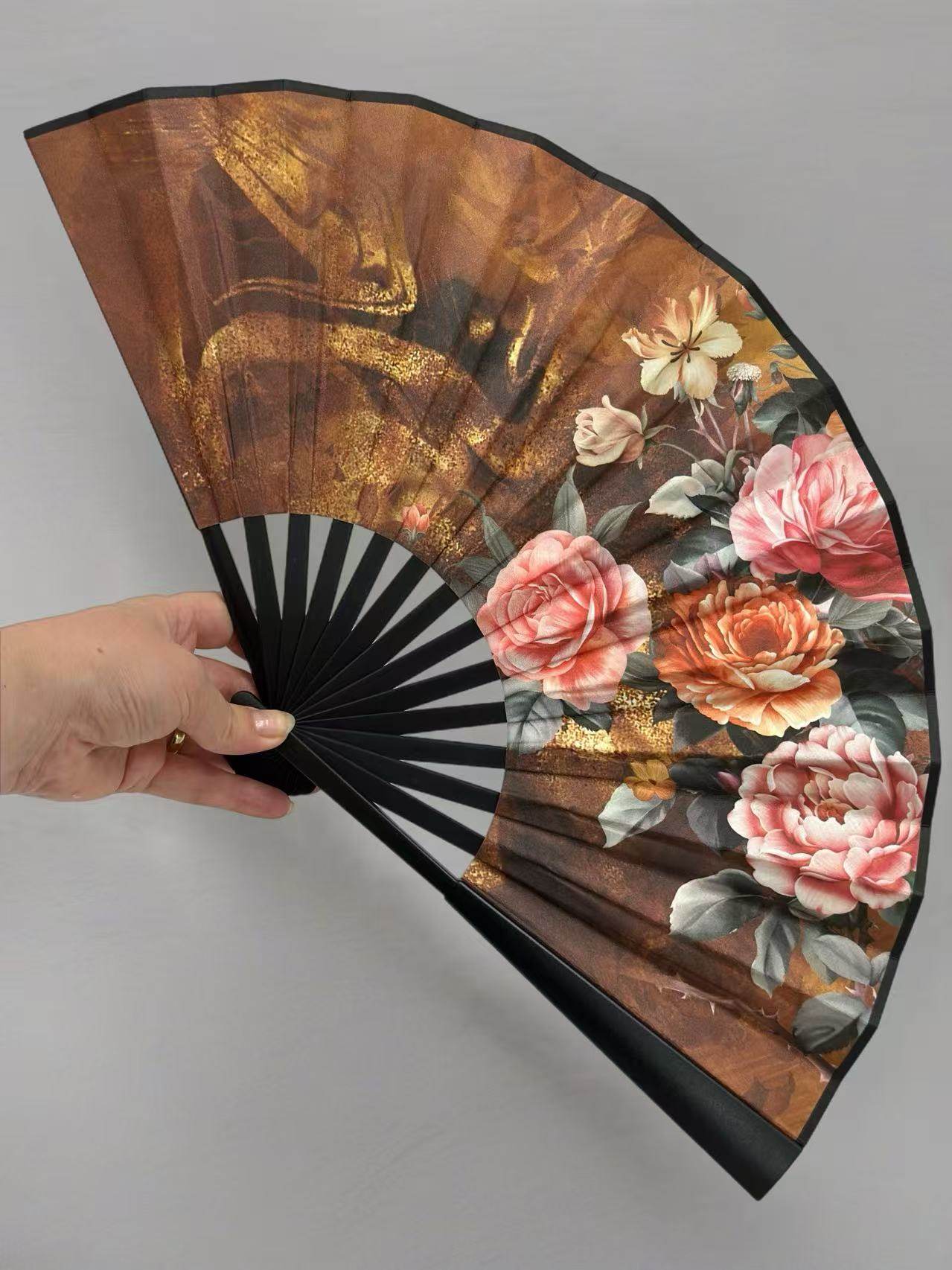 Elegant Floral Hand Fans β Vintage-Style Foldable Fans - MODA ACCESSORIES