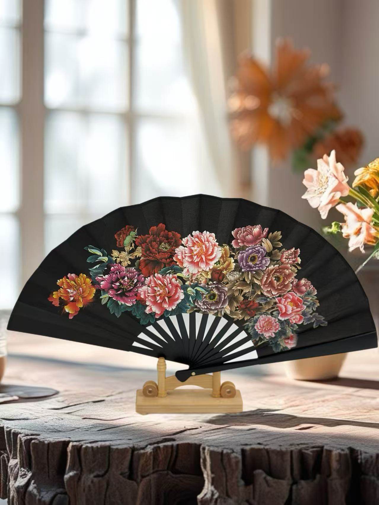 Elegant Floral Hand Fans β Vintage-Style Foldable Fans - MODA ACCESSORIES