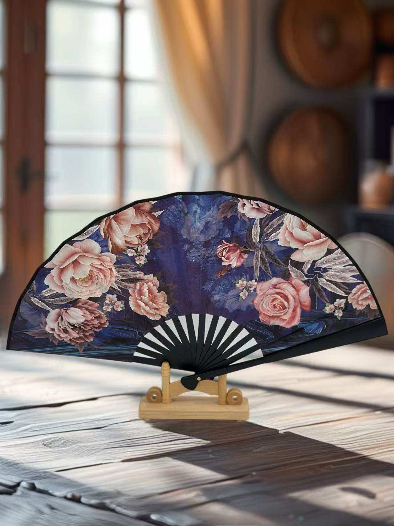 Elegant Floral Hand Fans β Vintage-Style Foldable Fans - MODA ACCESSORIES