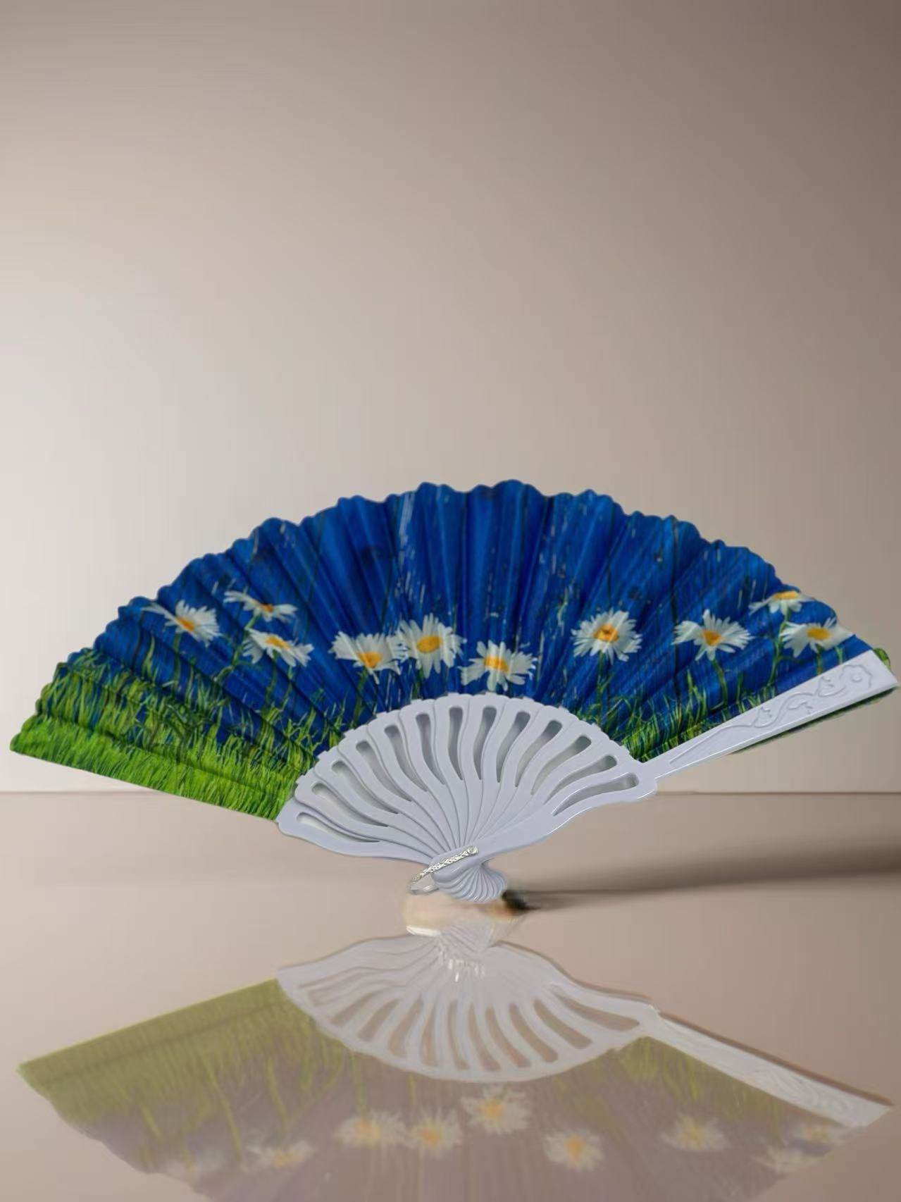 Whimsical Meadow and Sky Folding Fan Collection - MODA ACCESSORIES