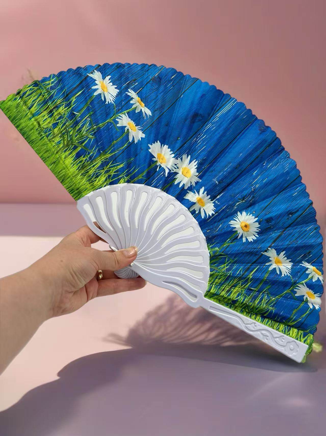 Whimsical Meadow and Sky Folding Fan Collection - MODA ACCESSORIES