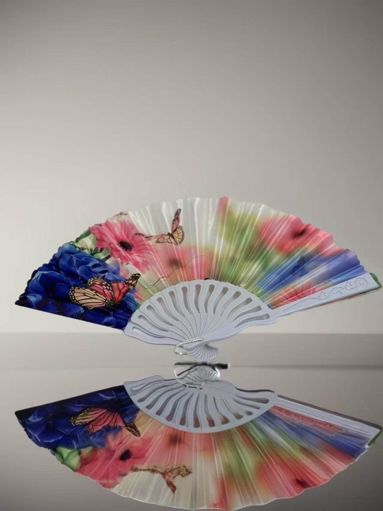 Whimsical Meadow and Sky Folding Fan Collection - MODA ACCESSORIES