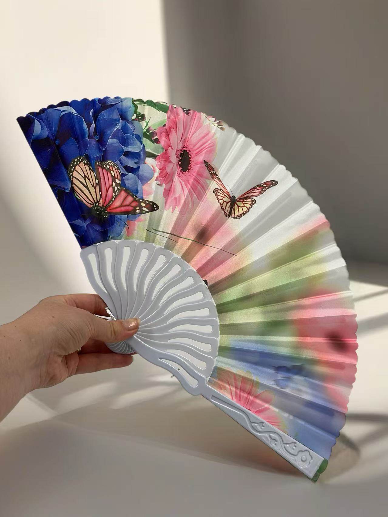 Whimsical Meadow and Sky Folding Fan Collection - MODA ACCESSORIES